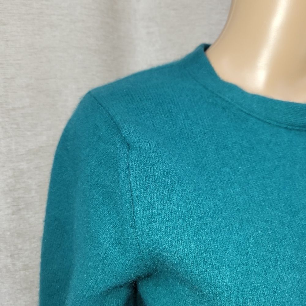 Banana Republic Angora Wool Teal Cardigan - Picture 9 of 10